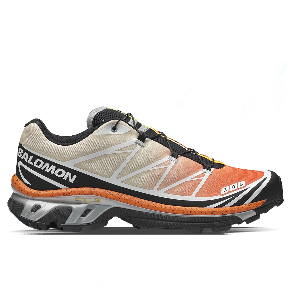 Salomon x Andrew Miami XT-6 - Shocking Orange/Transparent Yellow/Black