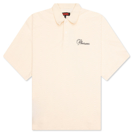 Zen Terry Boxy Polo - Off White