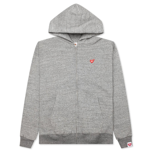 Zip-Up Hoodie - Gray