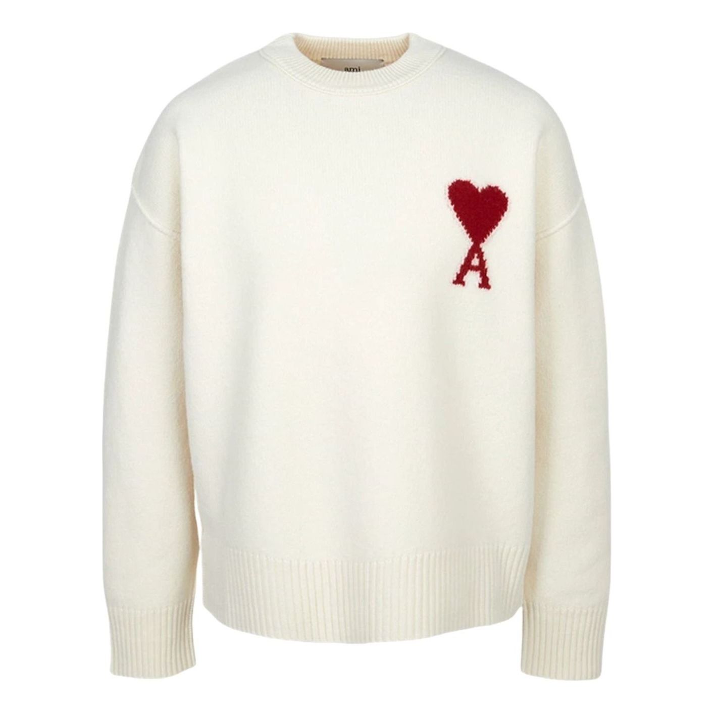 AMI Knitwear T-Shirt  'White' UKS838-018-154