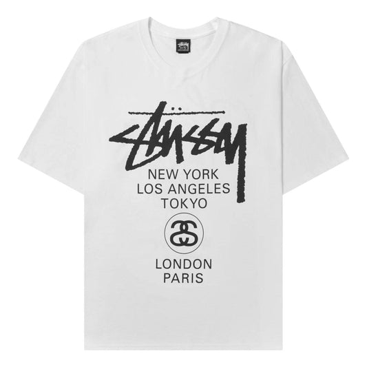 Stussy World Tour T-Shirt 'White' 3903860-WHIT