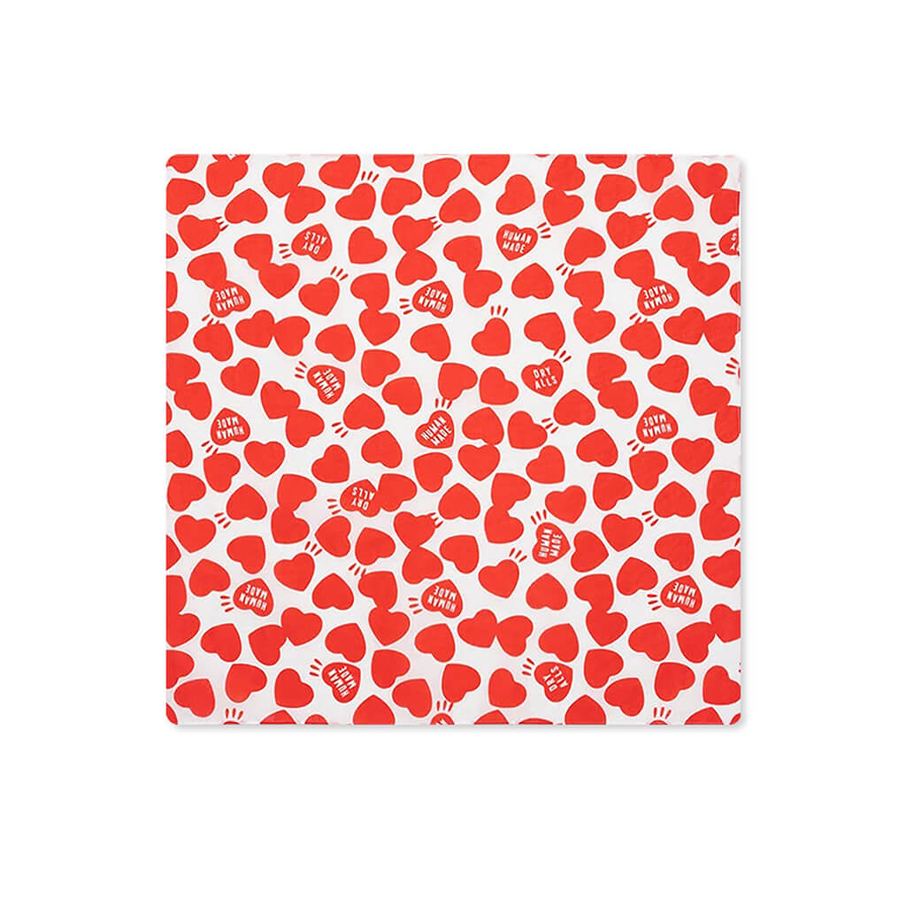 Heart Bandana - Red