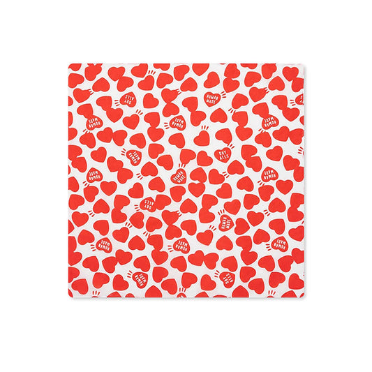 Heart Bandana - Red