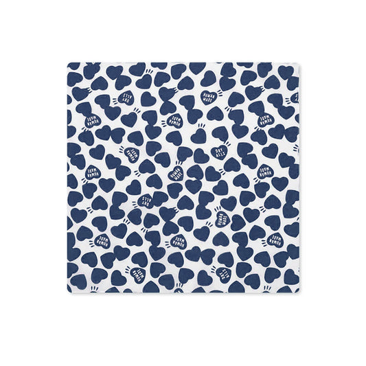 Heart Bandana - Navy