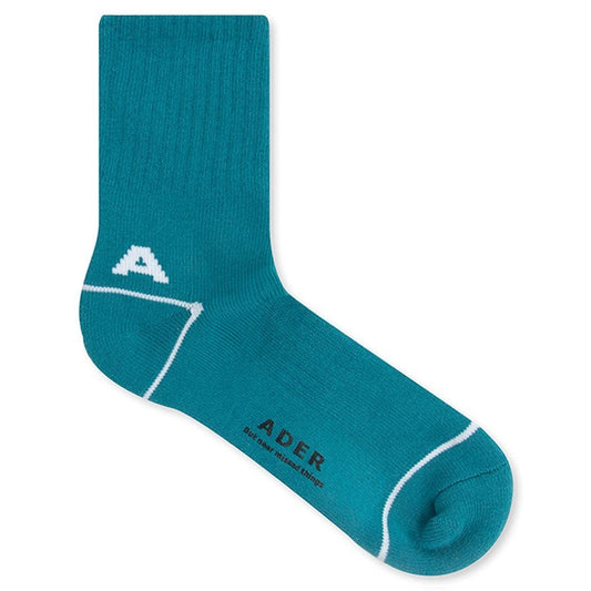 A Half Socks - Black/Teal