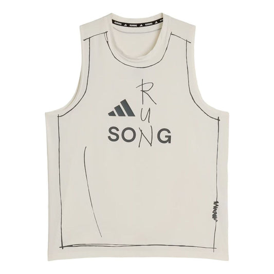 (WMNS) adidas x SFTM adi365 Running Tank Top Asia Sizing 'Chalk White' KT0777