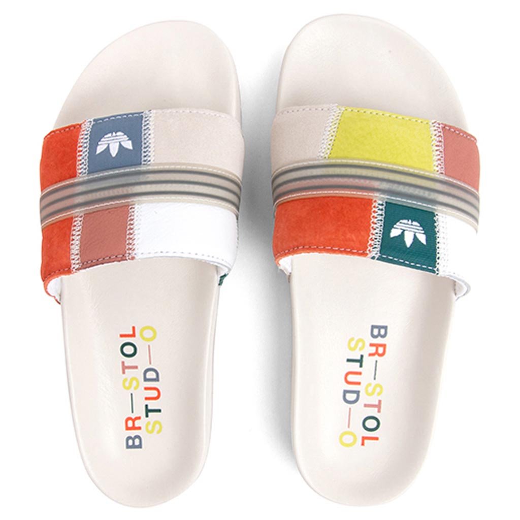 adidas Originals x Bristol Studios Adilette Slide - Cloud White