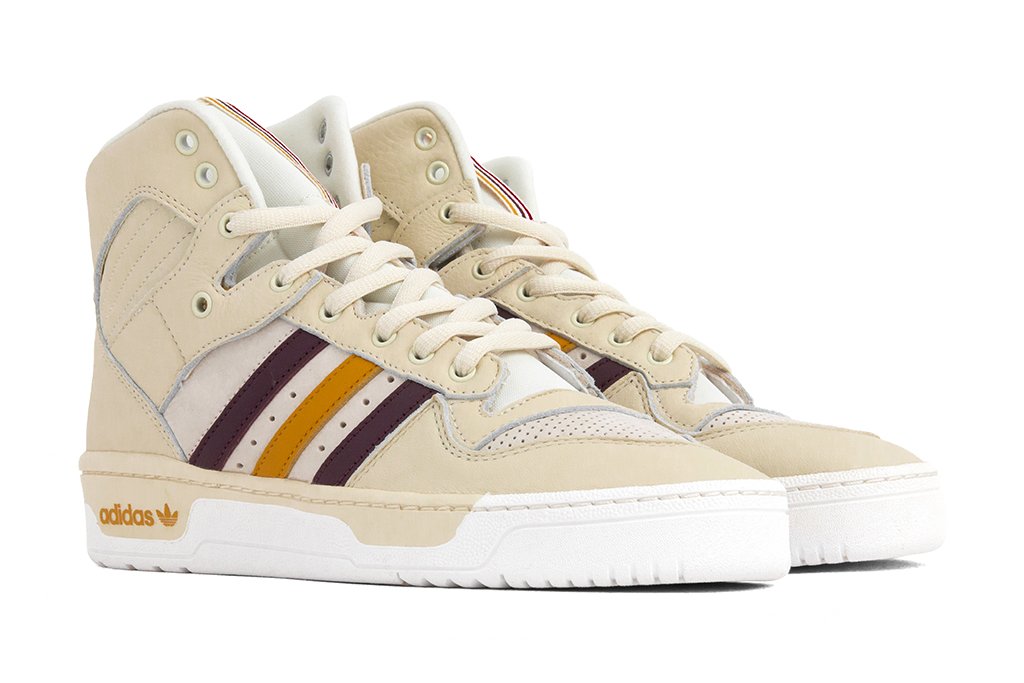 adidas Originals x Eric Emanuel Rivalry Hi - Crystal White/Night Red