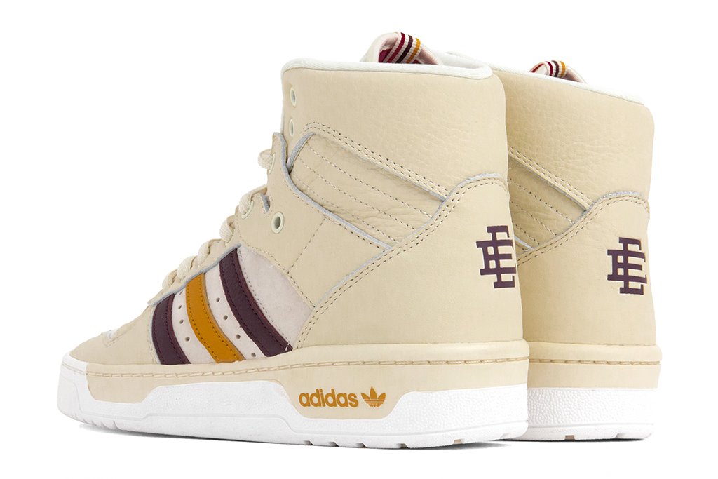 adidas Originals x Eric Emanuel Rivalry Hi - Crystal White/Night Red