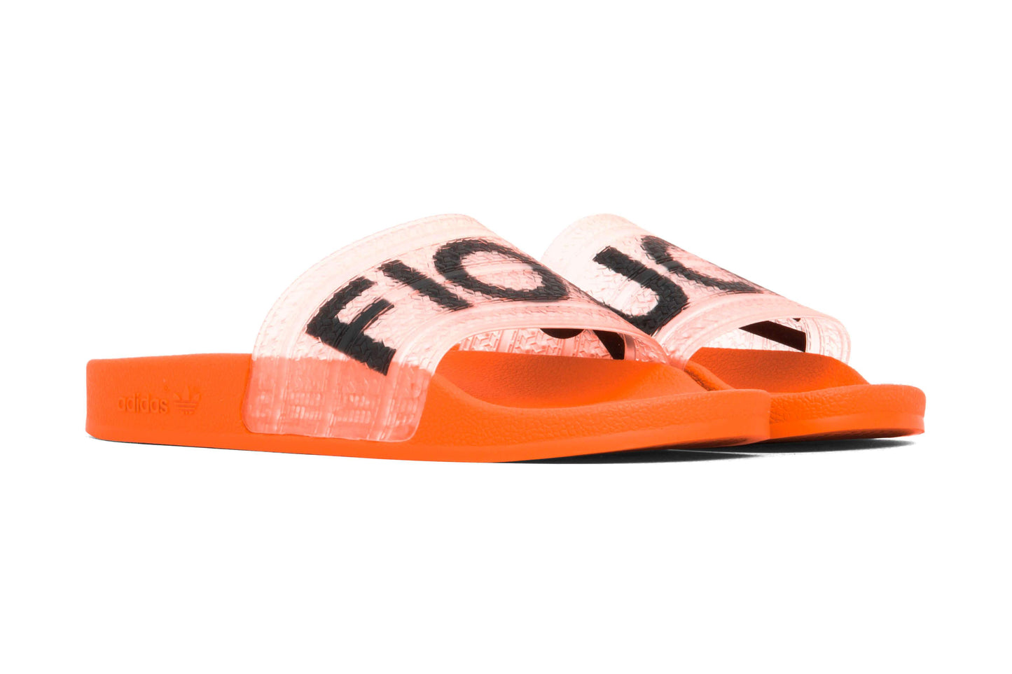 adidas Originals x Fiorucci Adilette Slide - Solar Orange/Black