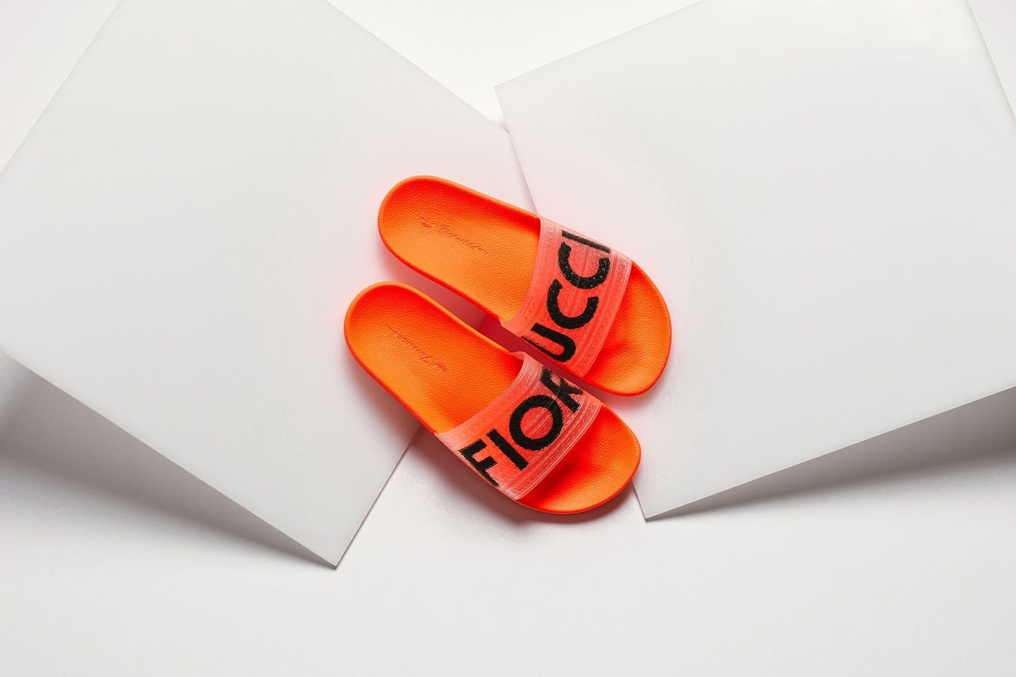 adidas Originals x Fiorucci Adilette Slide - Solar Orange/Black