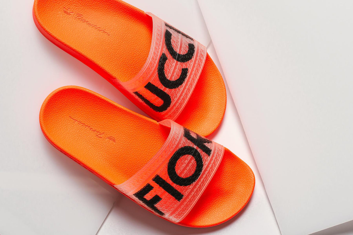 adidas Originals x Fiorucci Adilette Slide - Solar Orange/Black