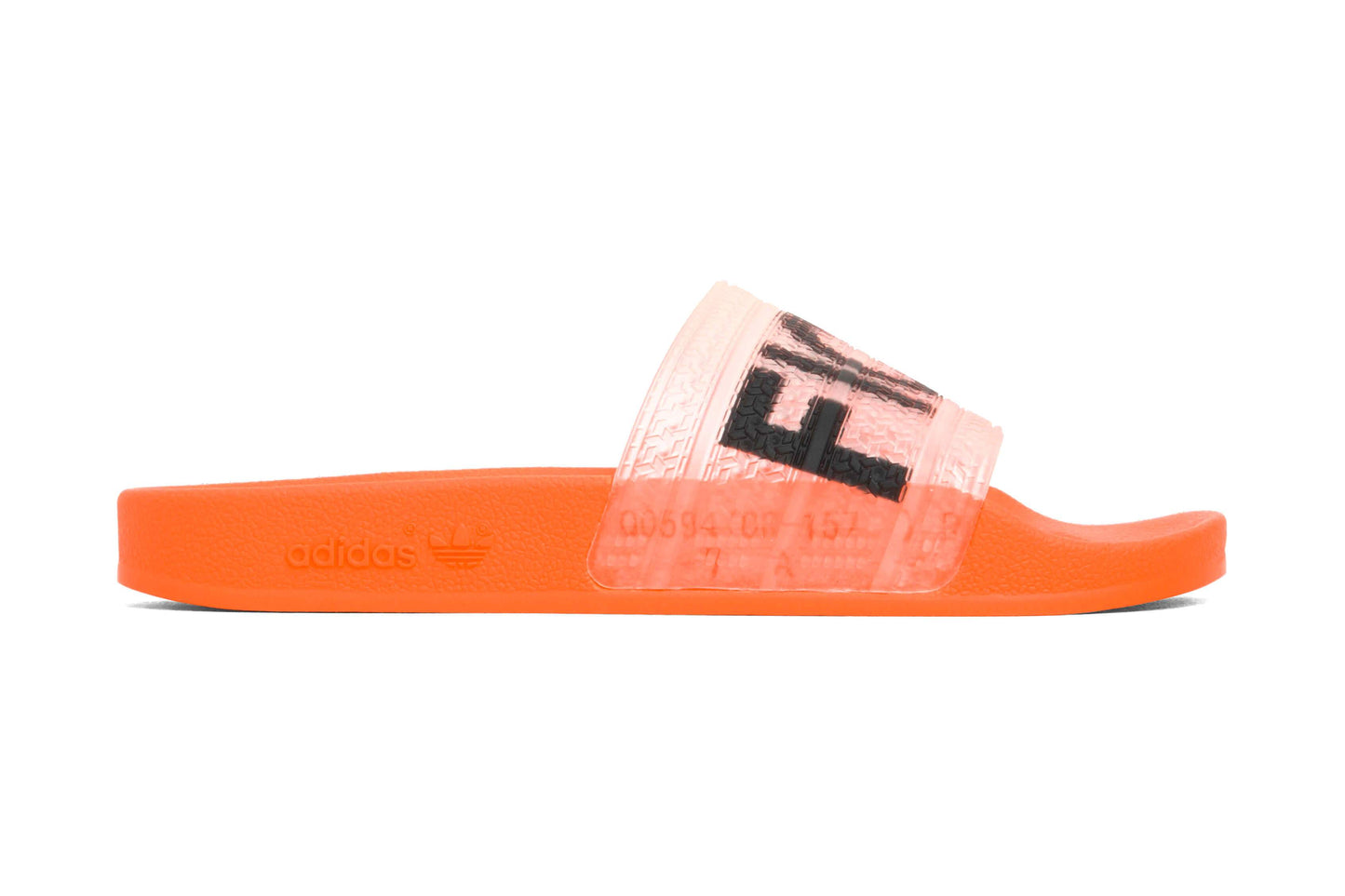 adidas Originals x Fiorucci Adilette Slide - Solar Orange/Black