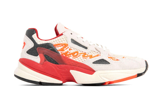 adidas Originals x Fiorucci Falcon W - Off White/Red/Neon Solar Orange