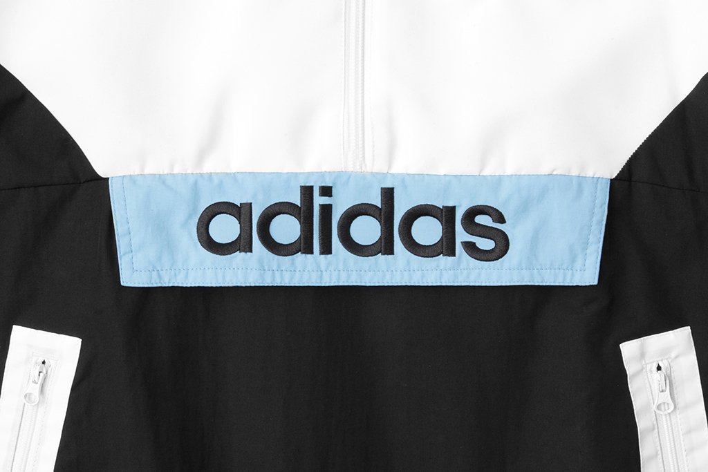 adidas Originals x Have A Good Time Pullover Windbreaker - White/Black
