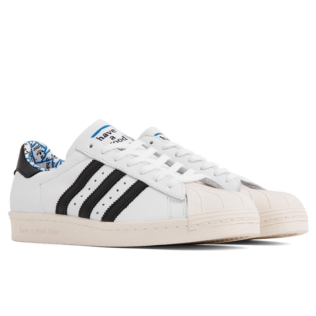 adidas Originals x Have A Good Time Superstar 80's - White/Black