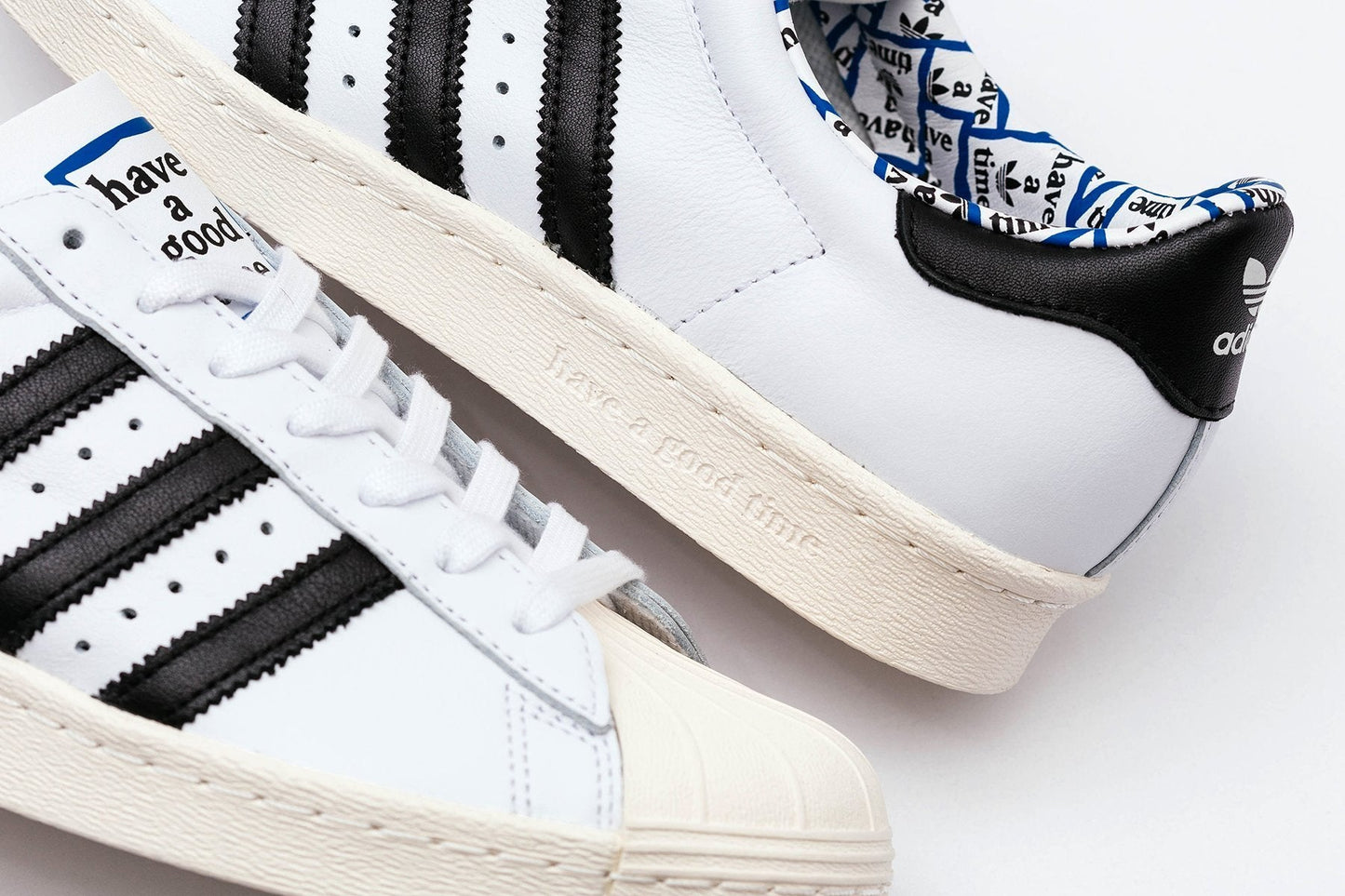adidas Originals x Have A Good Time Superstar 80's - White/Black