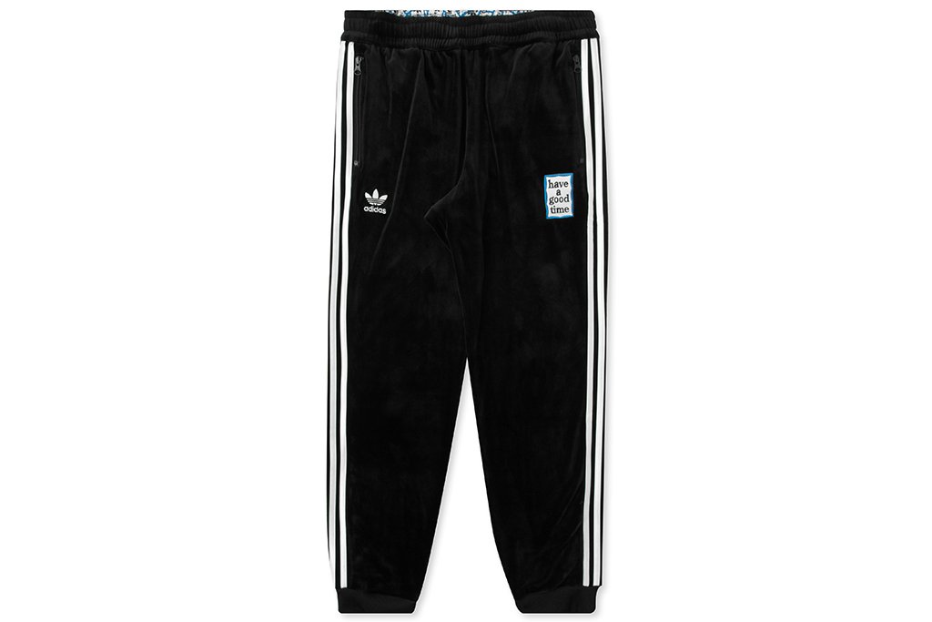 adidas Originals x Have A Good Time Velour Track Pants - Black