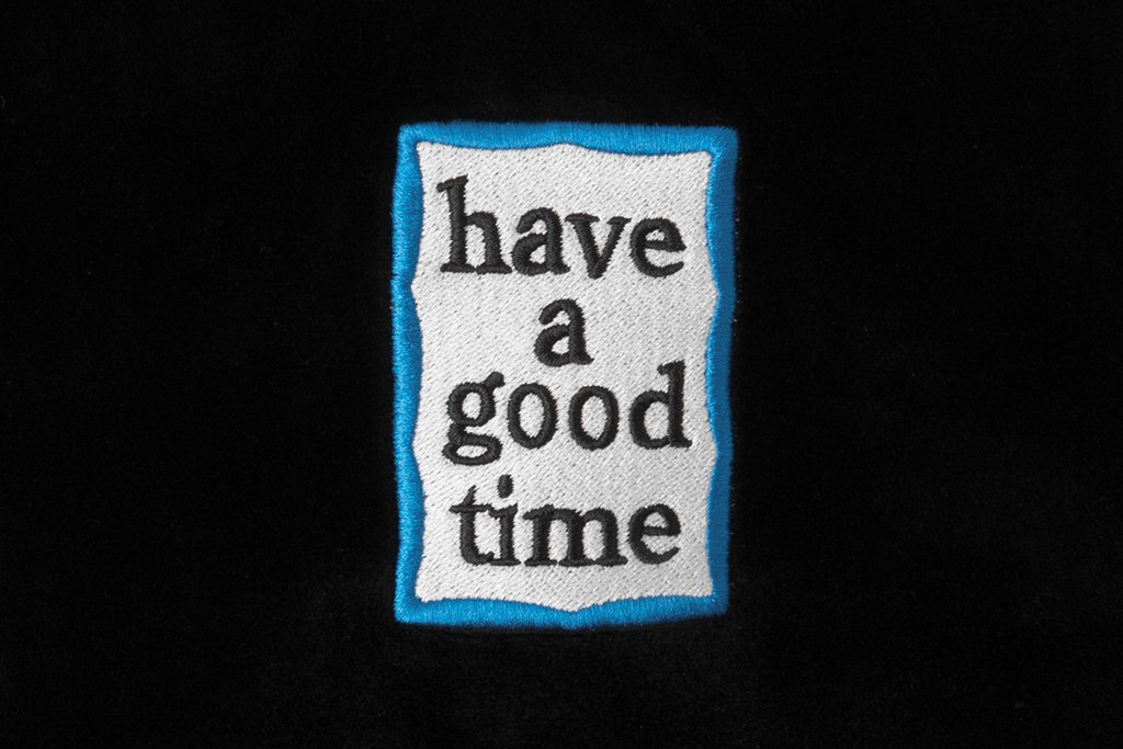 adidas Originals x Have A Good Time Velour Track Top - Black