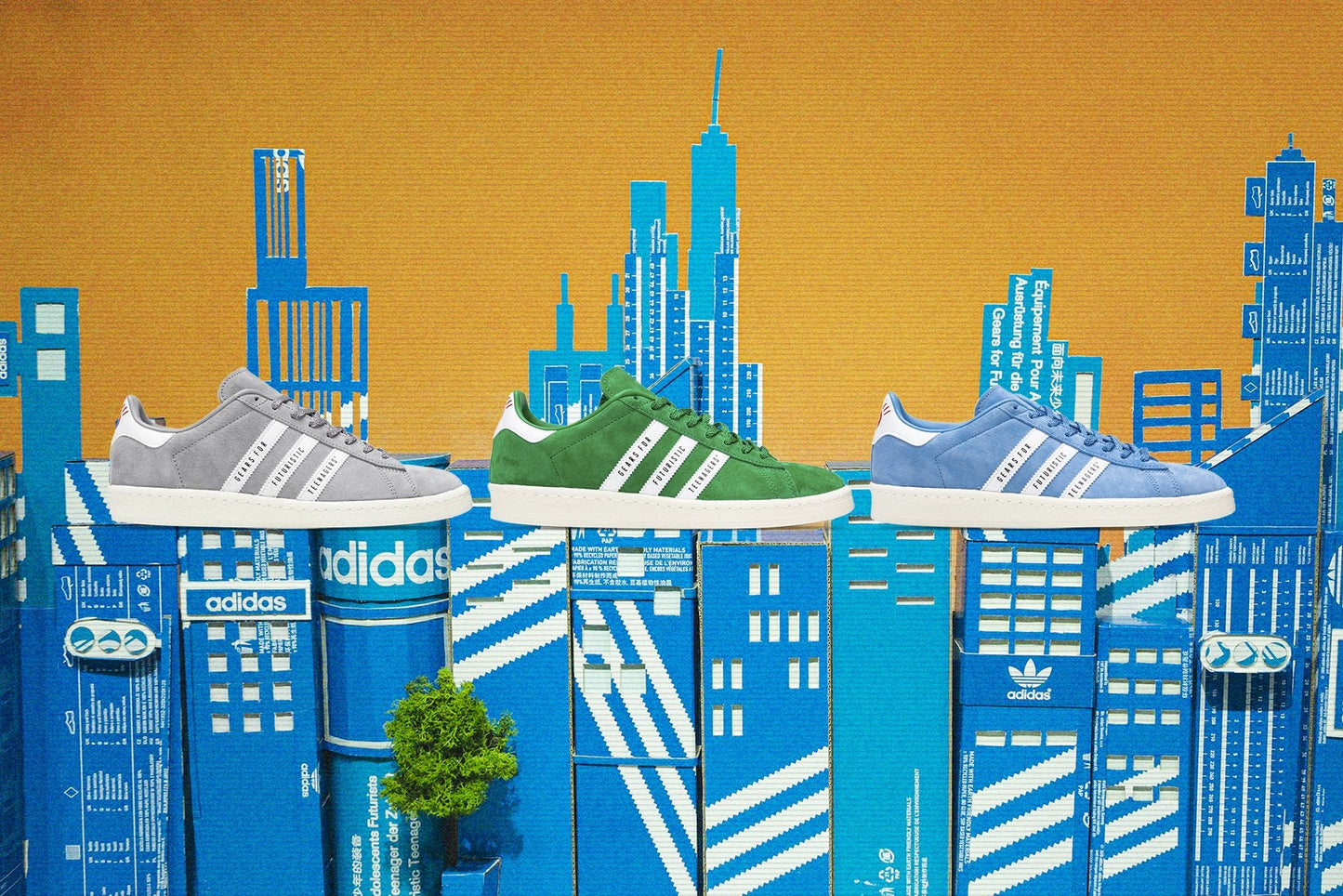 adidas Originals x Human Made Campus - Light Blue