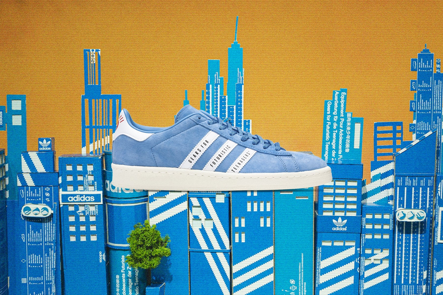 adidas Originals x Human Made Campus - Light Blue
