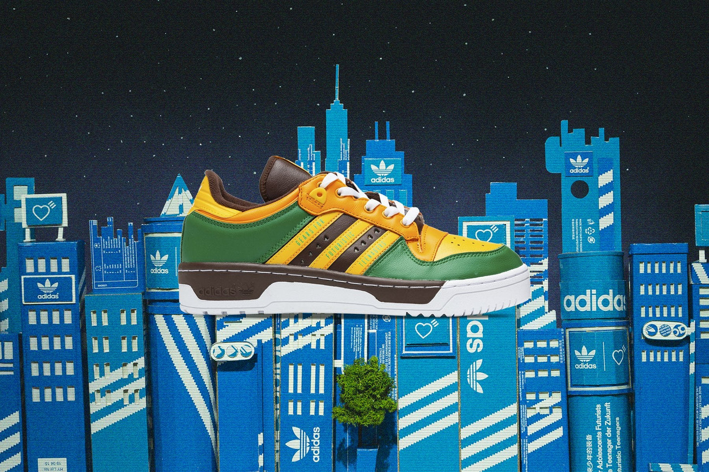 adidas Originals x Human Made Rivalry Low - Green