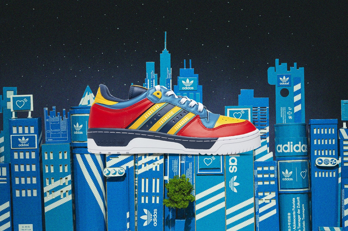 adidas Originals x Human Made Rivalry Low - Night Marine