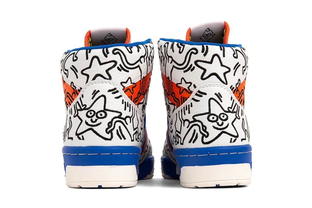 adidas Originals x Keith Haring Rivalry Hi - Crystal White/Blue/Core White