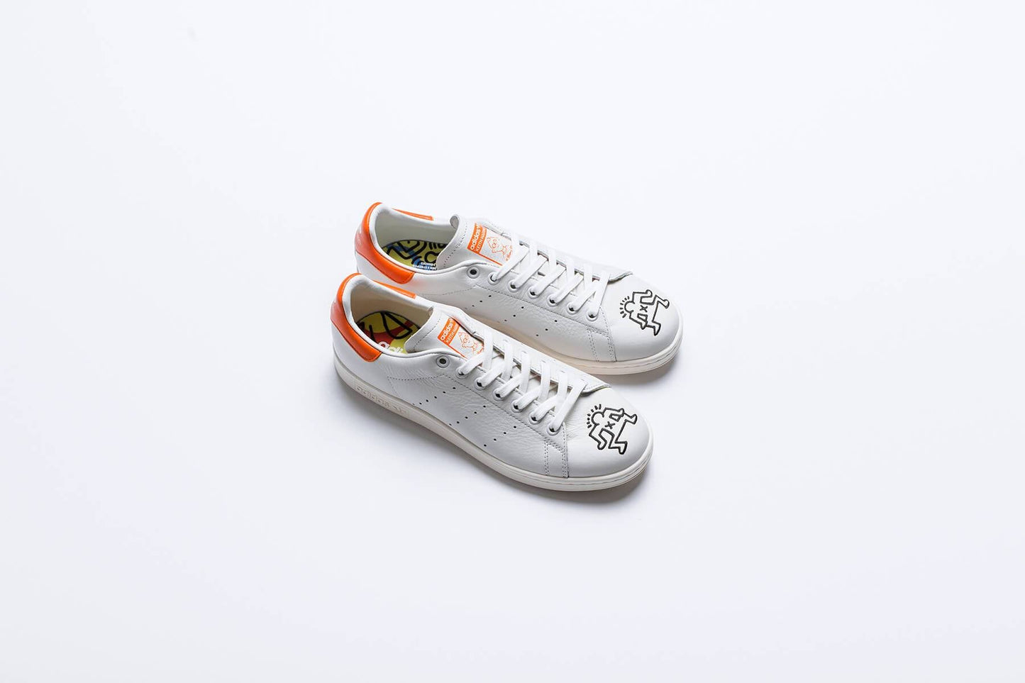 adidas Originals x Keith Haring Stan Smith - Crystal White/Blue/Core White