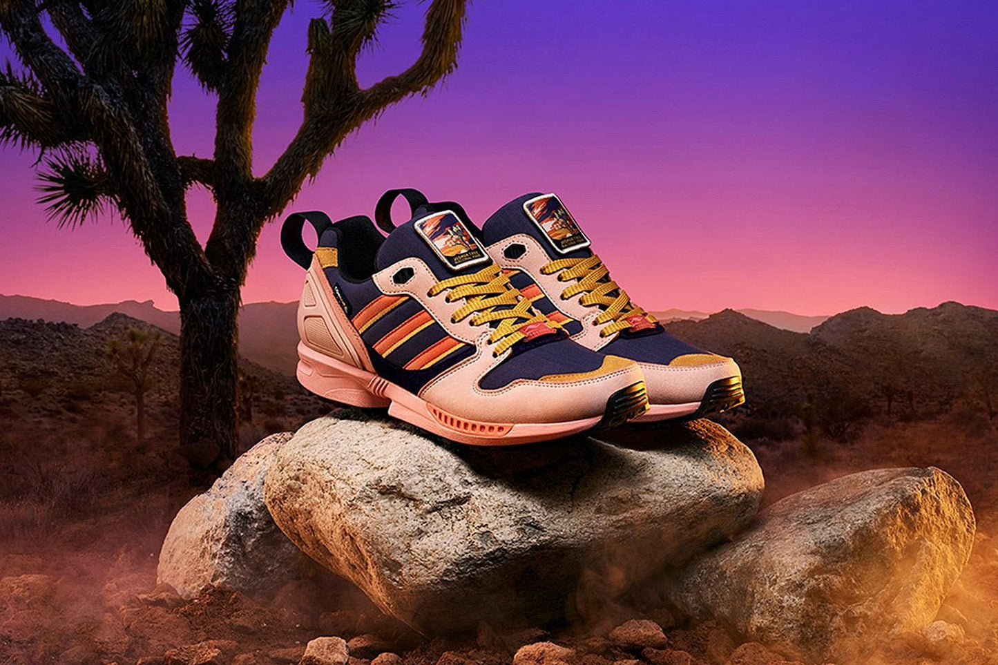 adidas Originals x National Park Foundation ZX 5000 "Joshua Tree" - Vapour Pink/Easy Orange