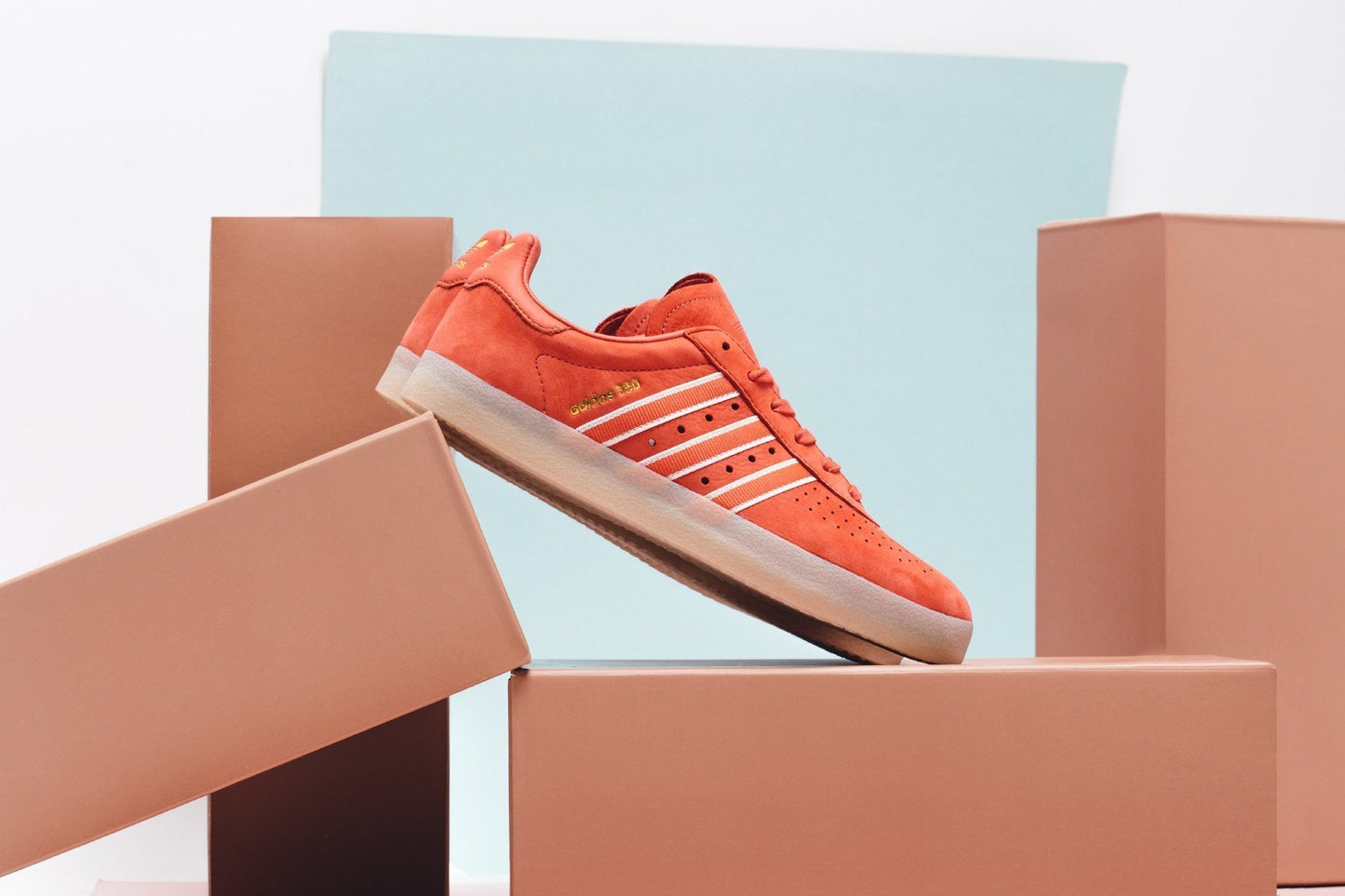 adidas Originals x Oyster Holdings 350 - Trace Scarlet/Core White/Gold