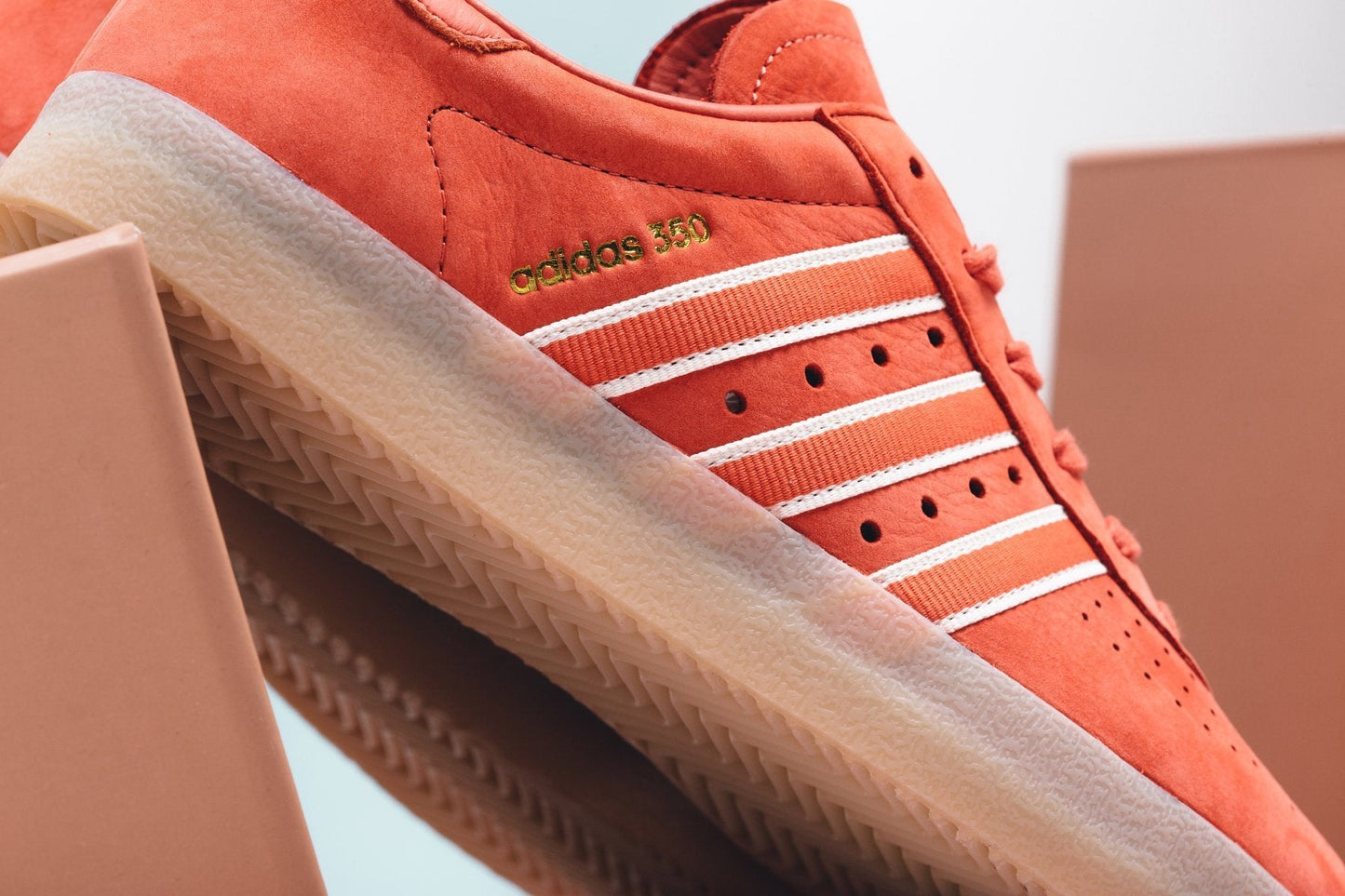 adidas Originals x Oyster Holdings 350 - Trace Scarlet/Core White/Gold