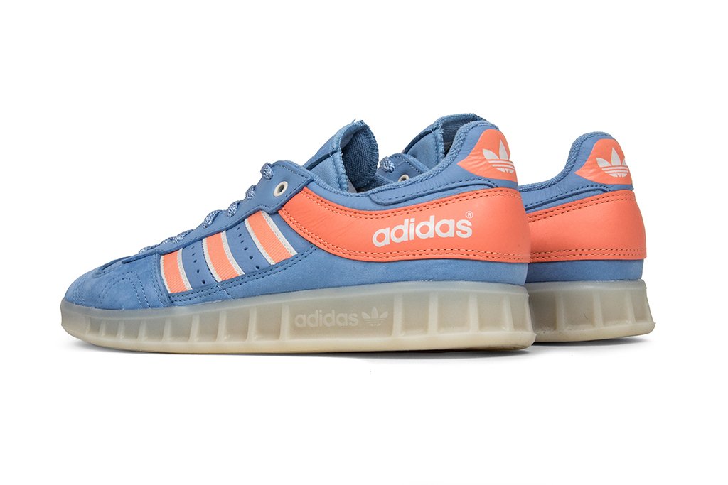 adidas Originals x Oyster Holdings Handball Top - Ash Blue/Coral/Core White