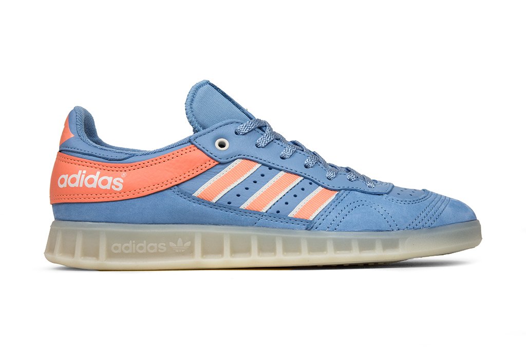 adidas Originals x Oyster Holdings Handball Top - Ash Blue/Coral/Core White