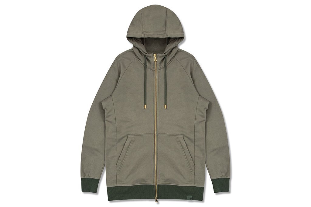 adidas Originals x Oyster Holdings XBYO Full Zip Hoodie - Trace Cargo