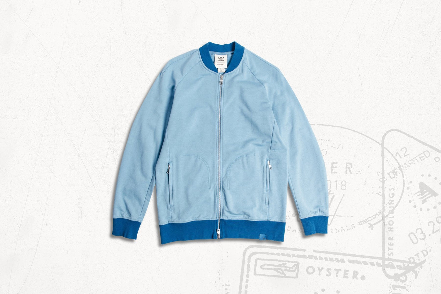adidas Originals x Oyster Holdings XBYO Track Top - Ash Blue