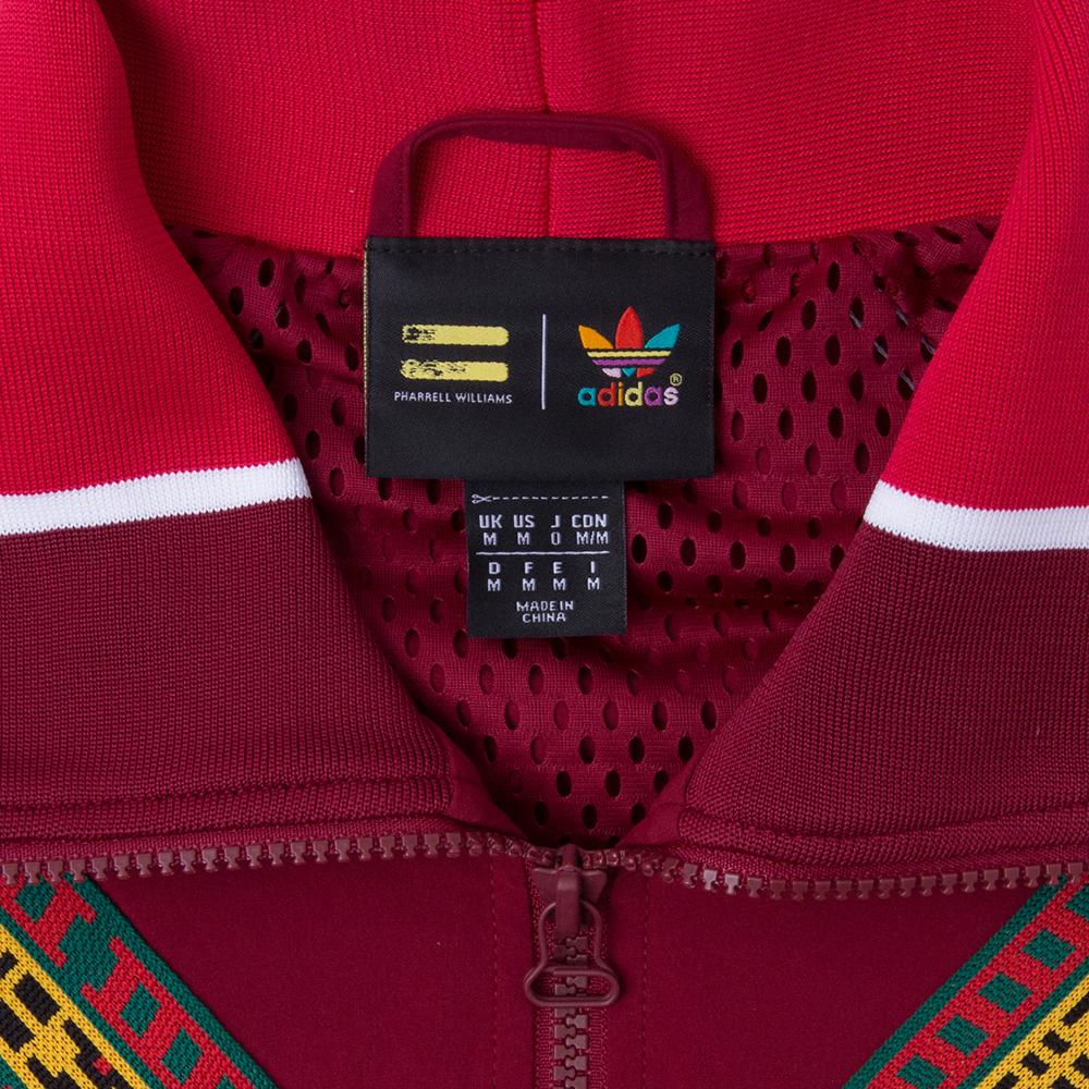 adidas Originals x Pharrell Williams Afro Hu TT FZ Jacket - White/Multicolor