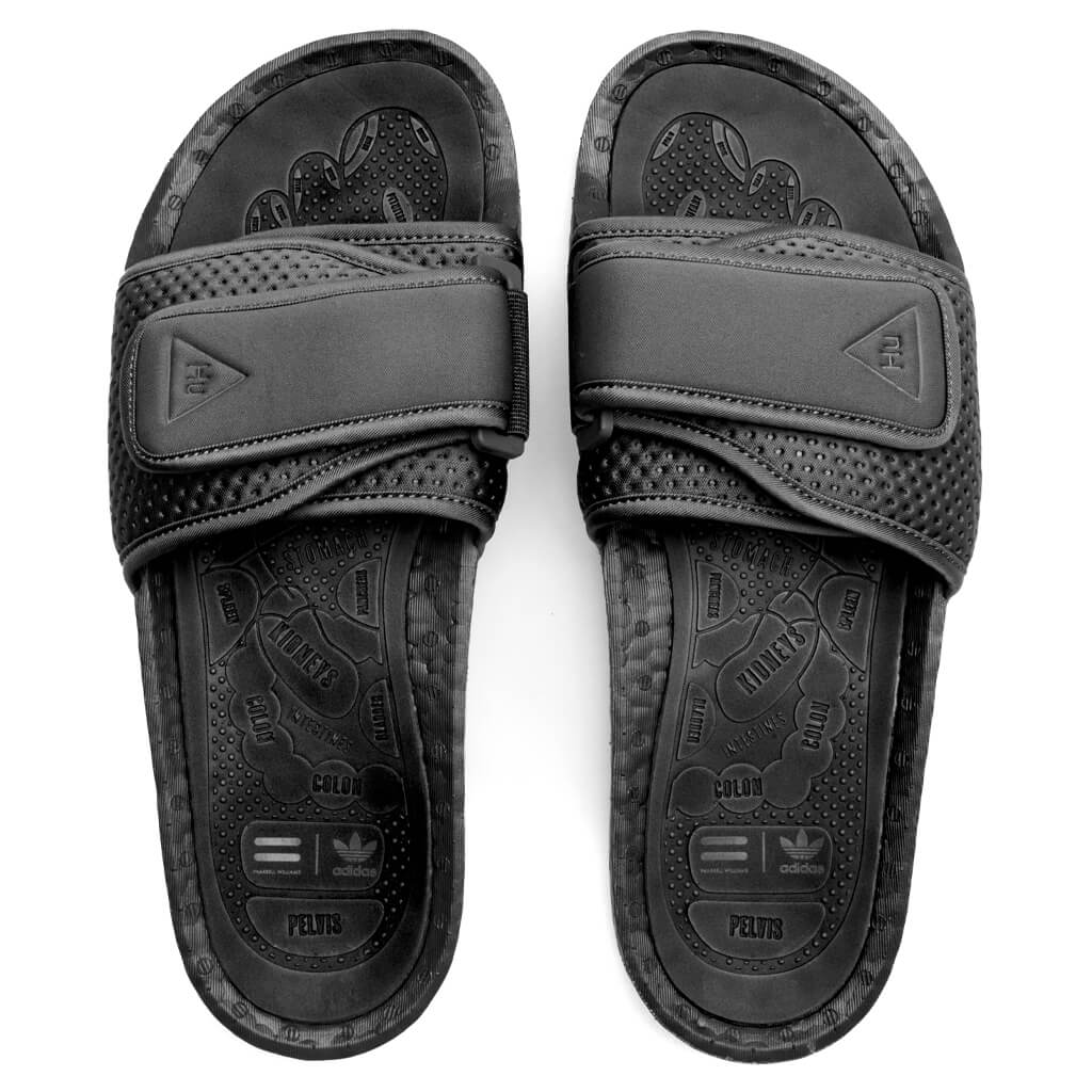 adidas Originals x Pharrell Williams Boost Slide - Core Black