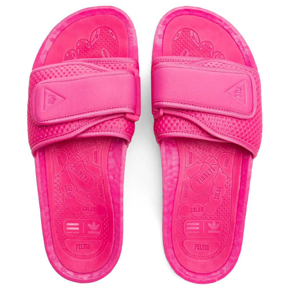 adidas Originals x Pharrell Williams Boost Slide - Semi Solar Pink