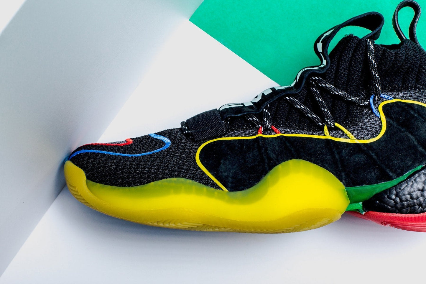 adidas Originals x Pharrell Williams Crazy BYW LVL X - Core Black/Green