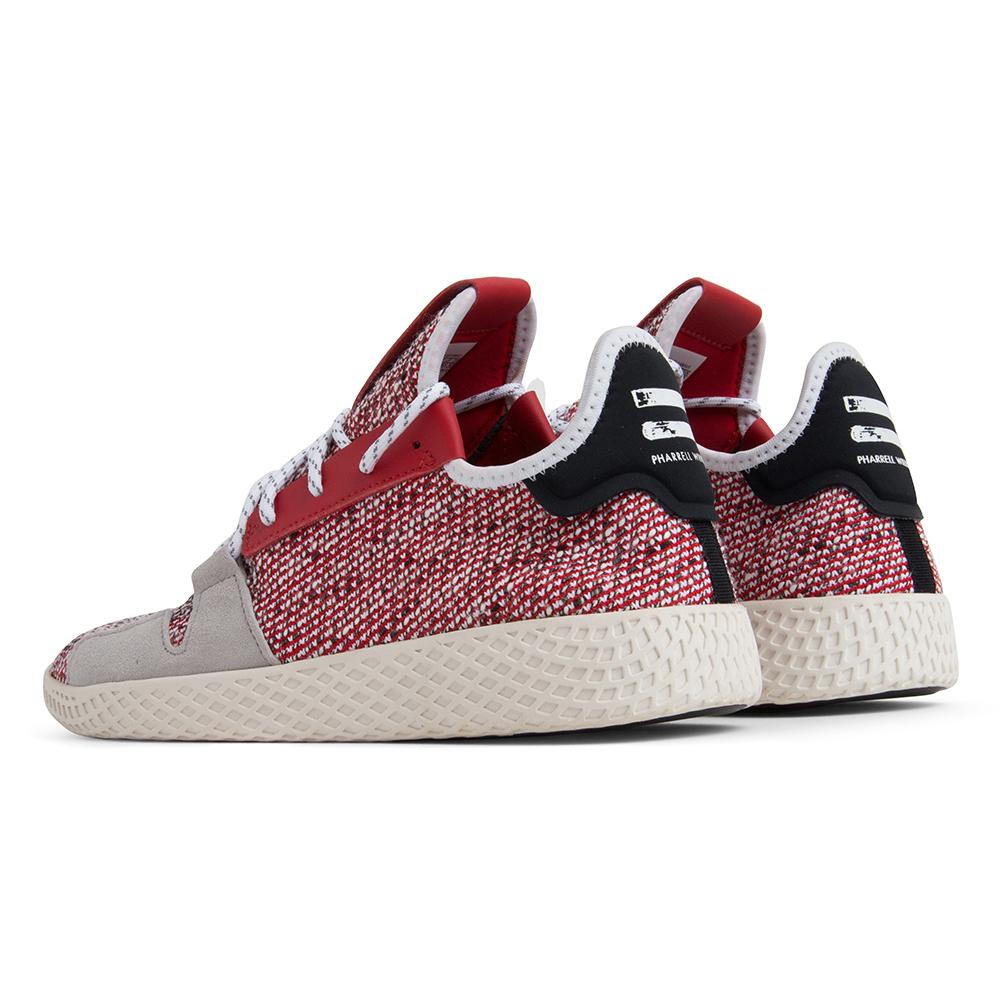 adidas Originals x Pharrell Williams 'Tennis HU v2' - Scarlet/White