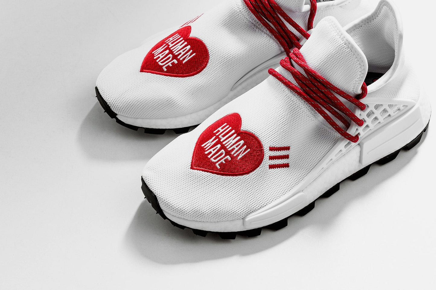 adidas Originals x Pharrell Williams x NMD Hu - White/Red