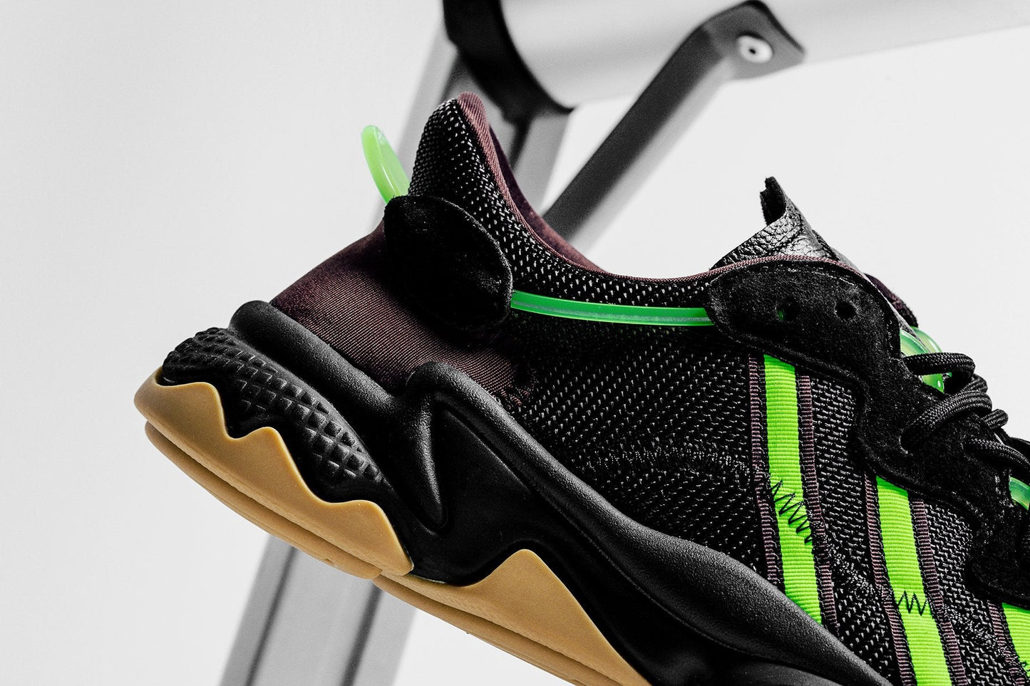 adidas Originals x Pusha T Ozweego - Black/Brown/Green