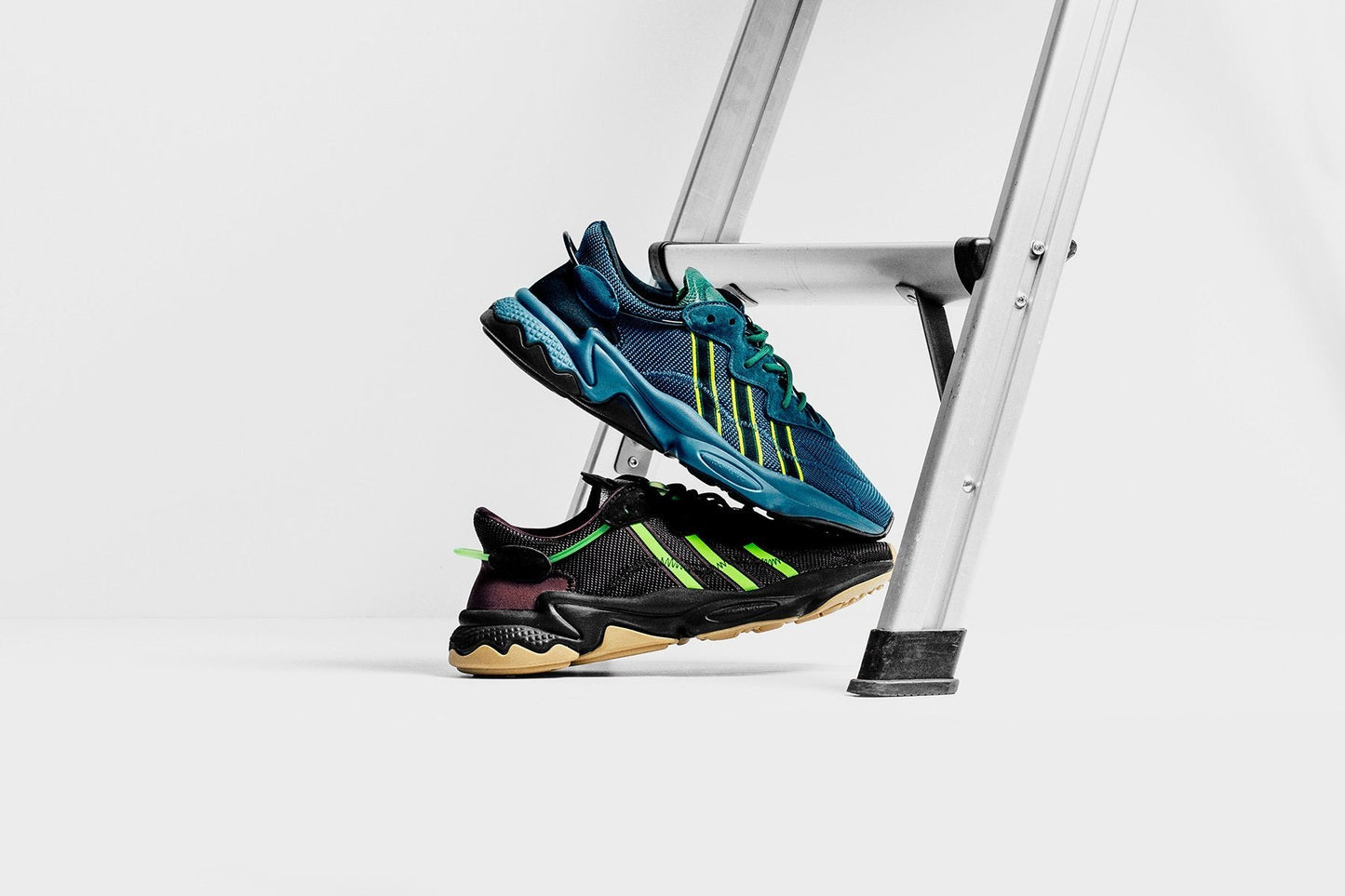 adidas Originals x Pusha T Ozweego - Navy/Green/Black