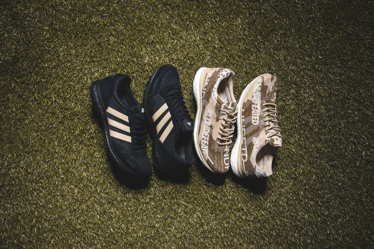adidas Originals x UNDEFEATED Adizero Adios - Core Black/SUPCOL/Core Black