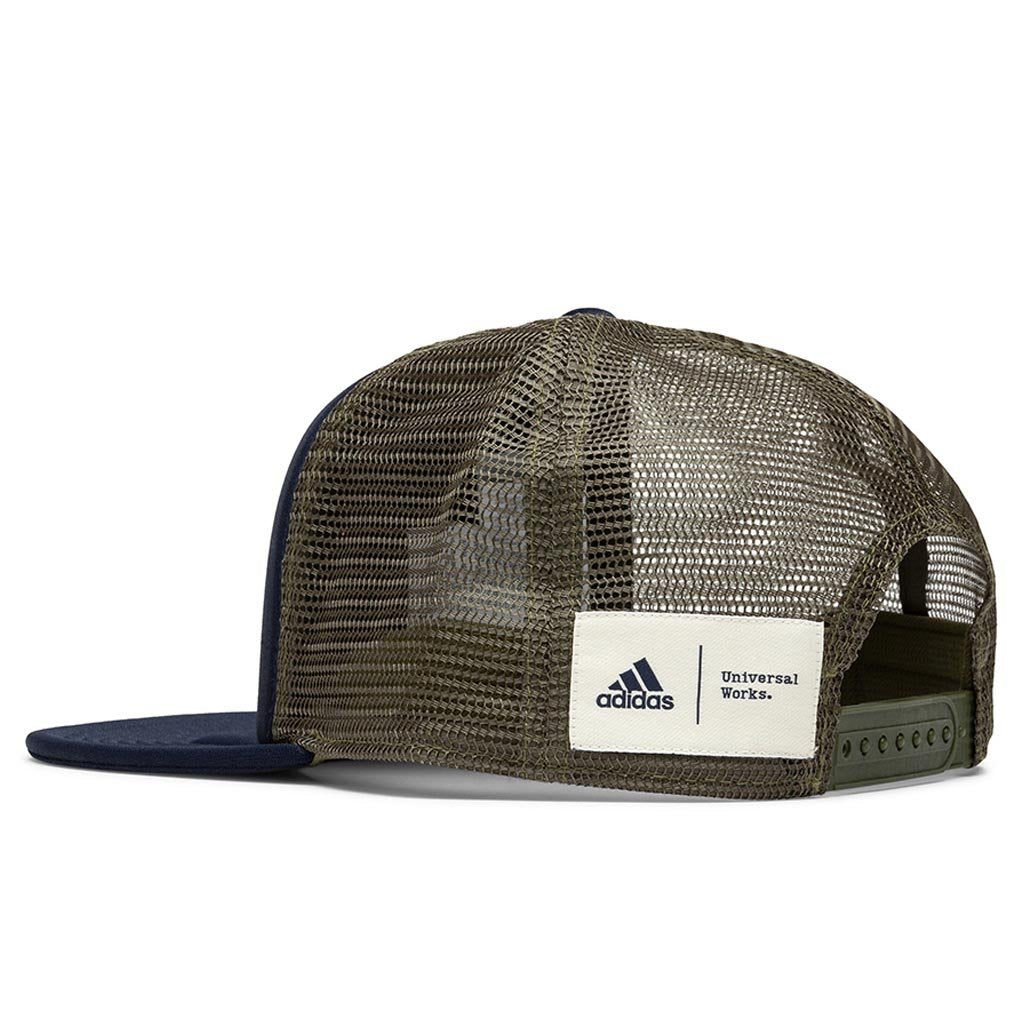 adidas Originals x Universal Works Cap - Legend Ink/Olive Cargo