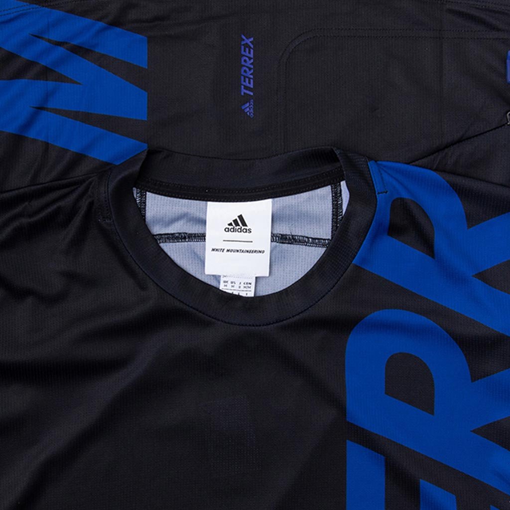 adidas Originals x White Mountaineering TX Trail Tee - Black/Royal