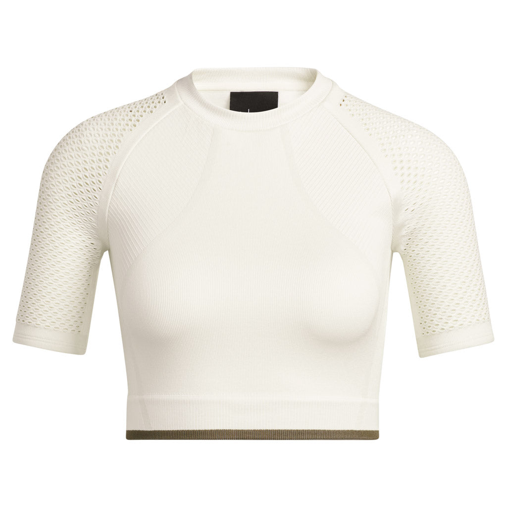 adidas Originals x Ivy Park Seamless Crop Top - Off White