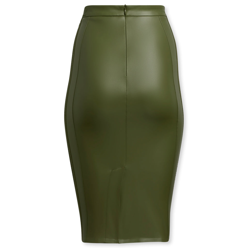 adidas Originals x Ivy Park Women's Faux Leather Skirt - Wild Pine