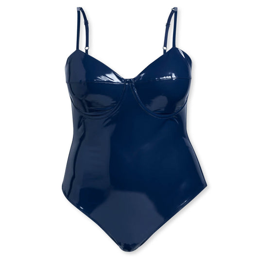 adidas Originals x Ivy Park Women's Plus Size Latex Bodysuit - Dark Blue